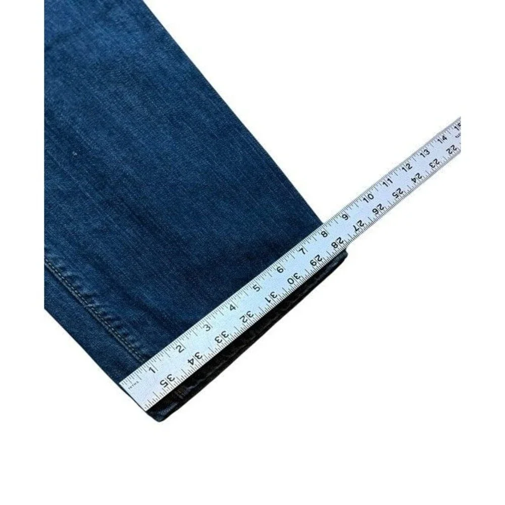 Levis Jeans Mens Size 40x32 Actual 35x31Blue Denim 501 Button Fly Straight Leg